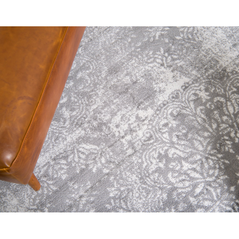 Mistana™ Brandt Floral Gray Area Rug & Reviews